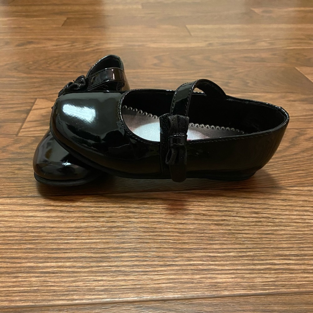 Rachel Shoes Black Flat Dress Shoes